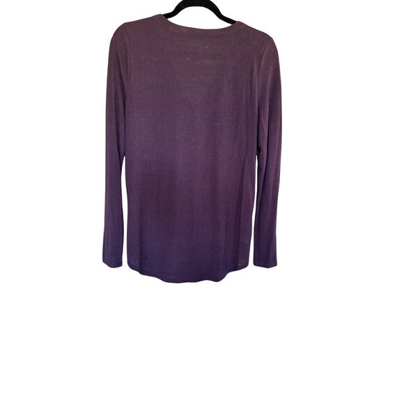 Plum Tie at Waist Top - Picture 2 of 2